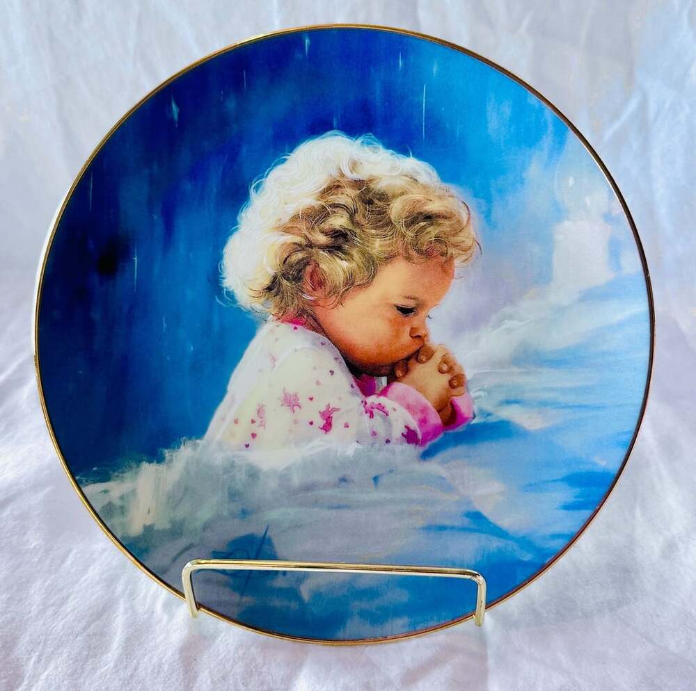 The Hamilton Collection The World of Zolan Twilight Prayer Collector Plate by Do